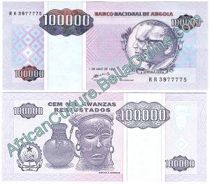 100000 Angolan Kwanzas