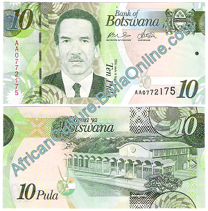 10 Botswana Pula