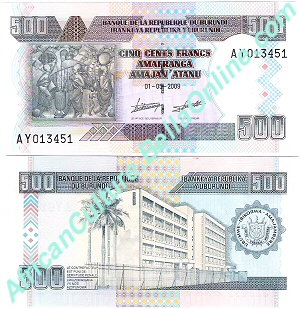 500 Burundian Francs