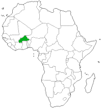 Burkina Faso Map