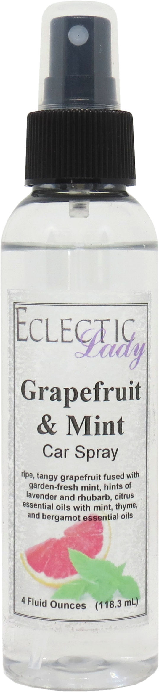 Grapefruit and Mint Car Spray by Eclectic Lady