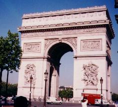 The Arc de Triomphe